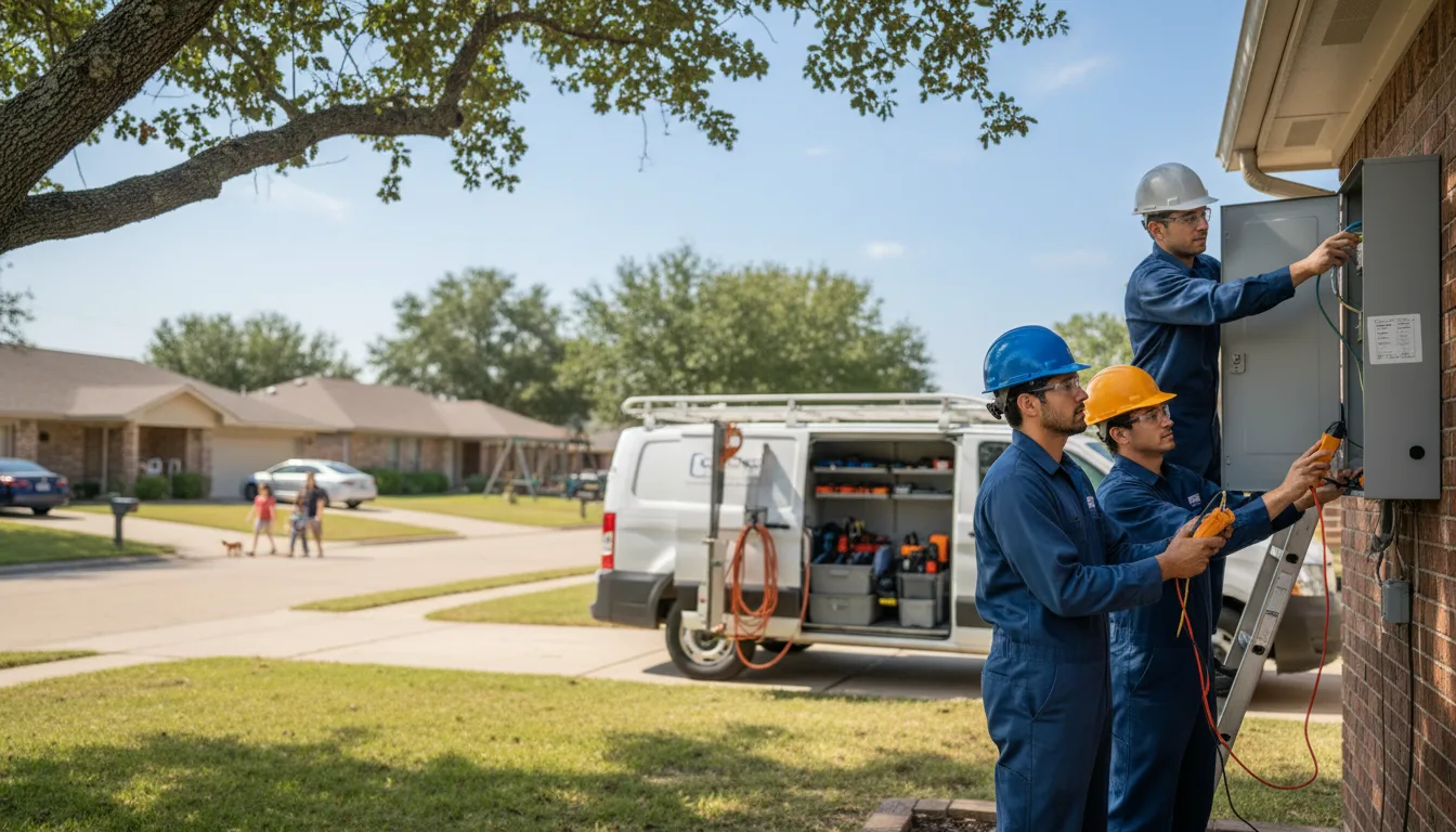 Certified electrician providing emergency electrical services in Mulberry, FL